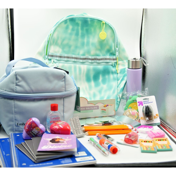 EcoTech Tie-Dye Backpack with Embark Lunch Bag and Back to School Supply Set - Picture 16 of 16